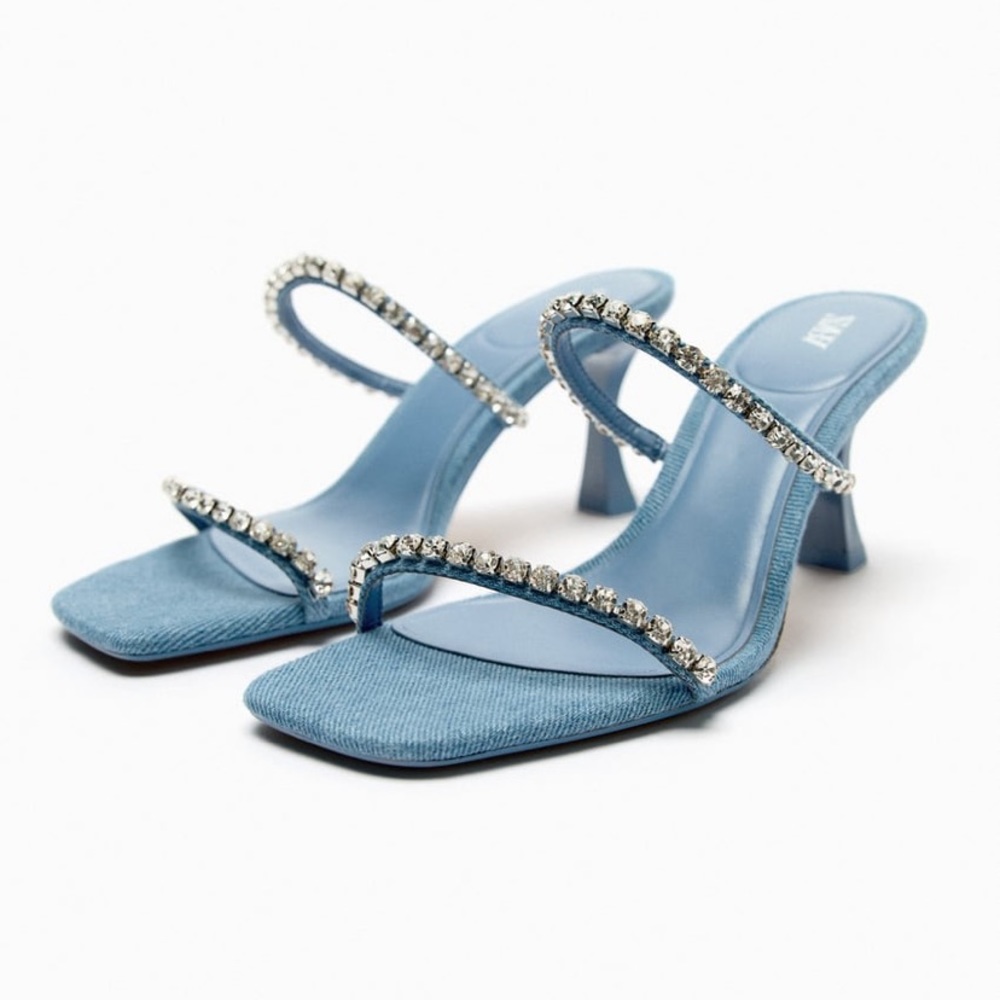 Brand new Rhine stone heels